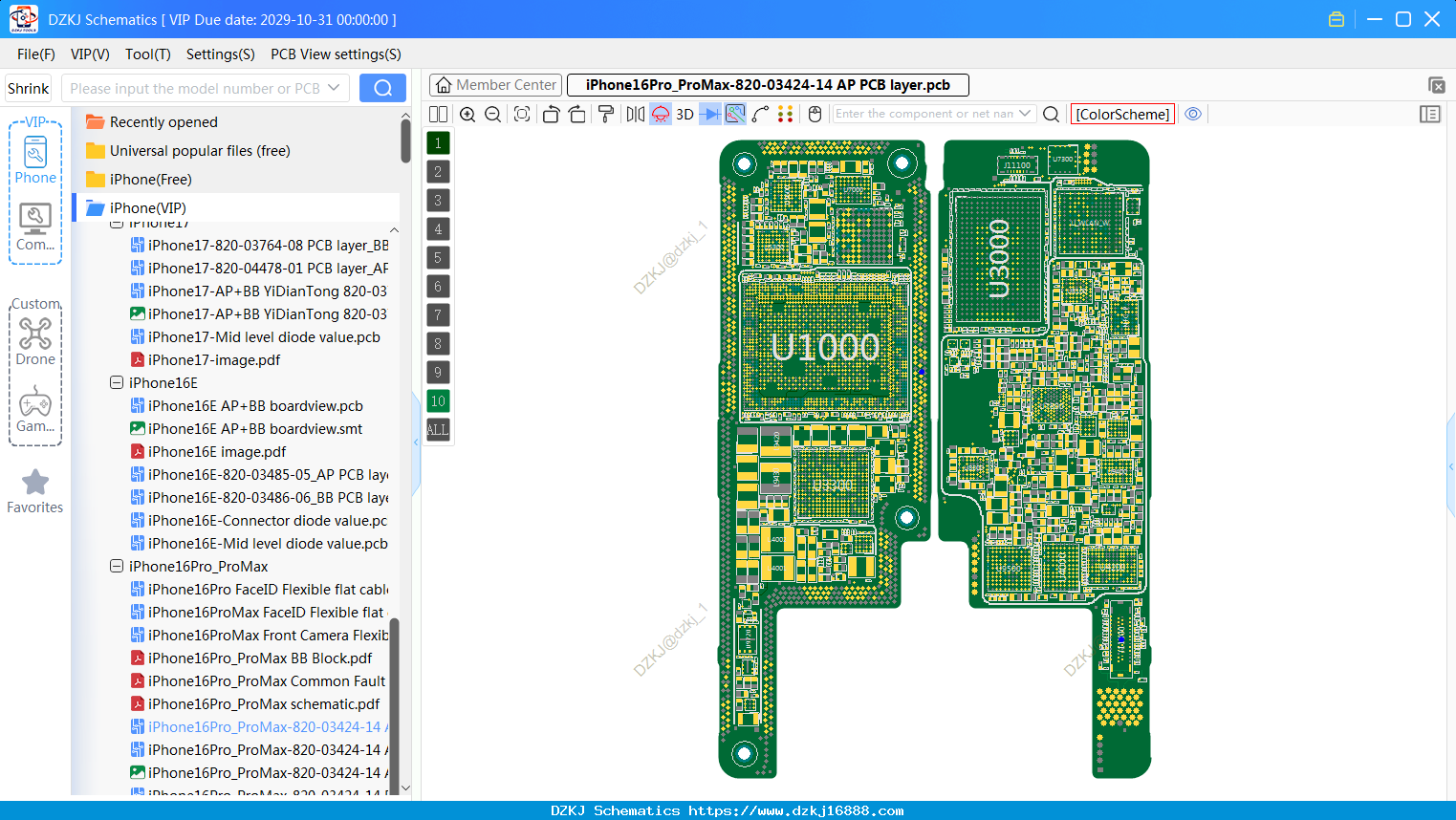 IPhone16Pro_ProMax-820-03424-14 AP PCB Layer